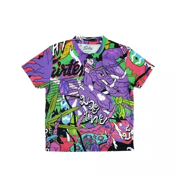 Детская футболка для тайского бокса Fairtex TSTK05, размер 10-12 лет, фиолетовый