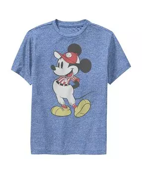 Детская футболка для выступлений «Микки и друзья» с Микки Маусом «Бейсболист» для мальчиков Disney
