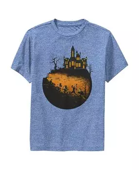 Детская футболка для выступлений «Микки и друзья» в стиле Хэллоуина «Особняк с привидениями» Disney