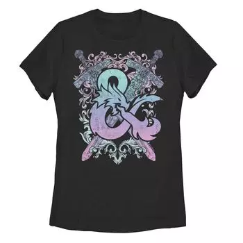 Детская футболка Dungeons & Dragons Ampersand с пастельным логотипом и графическим рисунком Licensed Character
