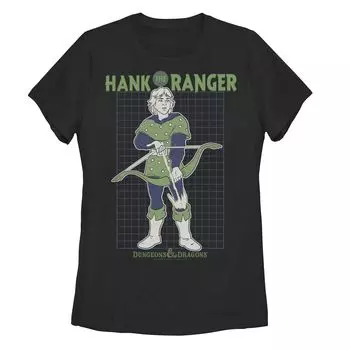 Детская футболка Dungeons & Dragons Hank The Ranger с портретом в сетку Licensed Character