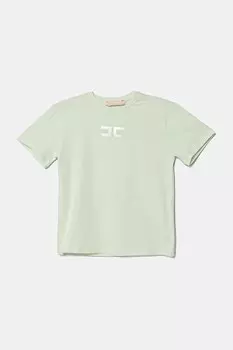 Детская футболка Elisabetta Franchi, зеленый