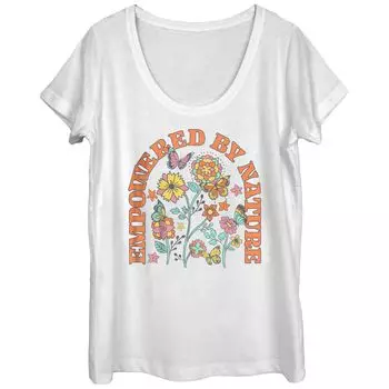 Детская футболка Empowered By Nature Flowers с винтажным рисунком Licensed Character