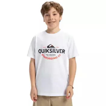 Детская футболка Ev Typed Out Quiksilver, белый