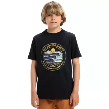 Детская футболка Evo Three Seas Quiksilver, чёрный