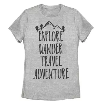 Детская футболка Explore Wander Travel Adventure Mountain с графическим рисунком