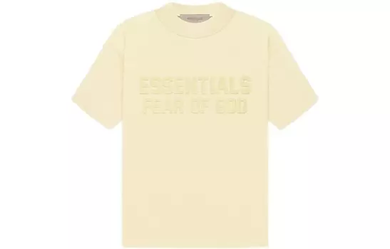 Детская футболка Fear Of God Essentials, цвет Canary