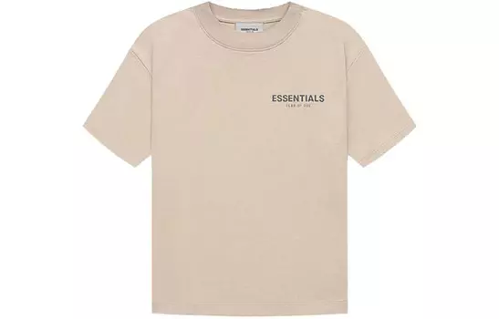 Детская футболка Fear Of God Essentials, цвет Tan