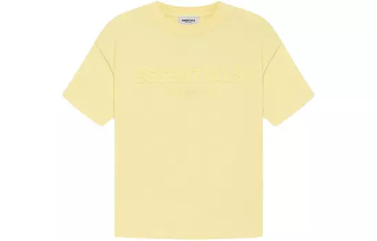 Детская футболка Fear Of God Essentials, цвет Lemon