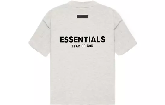 Детская футболка Fear Of God Essentials, цвет Light Oatmeal