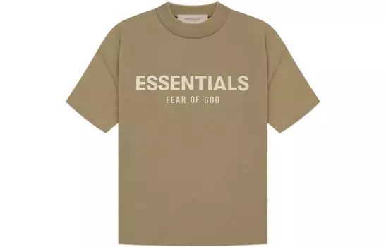 Детская футболка Fear Of God Essentials, коричневый