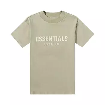 Детская футболка Fear of God Essentials Морская пена