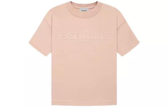 Детская футболка Fear of God Essentials, Розовый