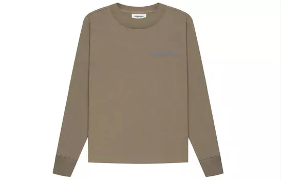 Детская футболка Fear Of God Essentials, серо-коричневый