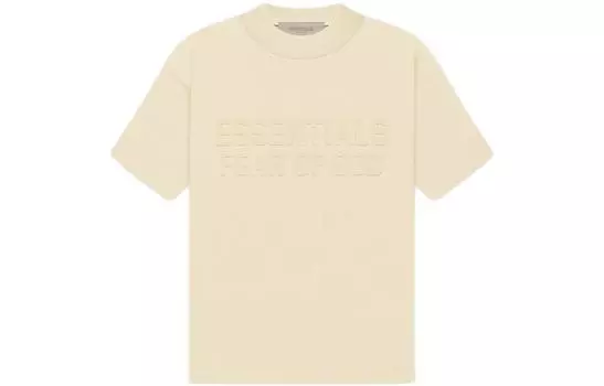 Детская футболка Fear of God Essentials, Яичная скорлупа