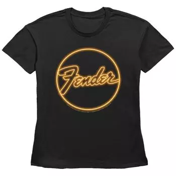Детская футболка Fender с неоновым логотипом и графическим рисунком Licensed Character