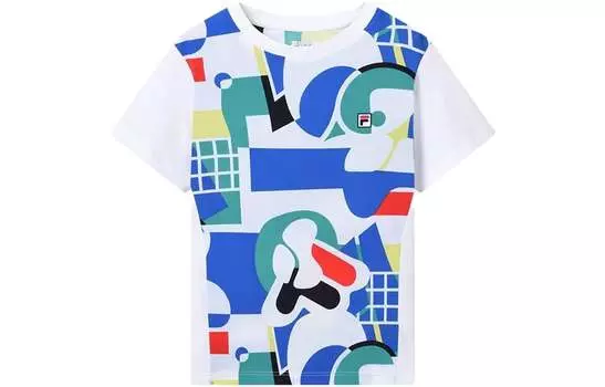 Детская футболка ФИЛА FILA, цвет Allover Print