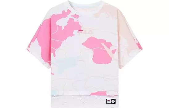 Детская футболка ФИЛА FILA, цвет Allover Print