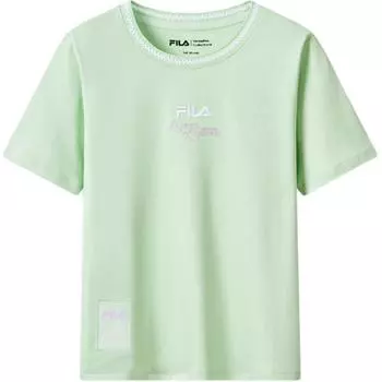 Детская футболка ФИЛА FILA, цвет Beige/Yellow/Green