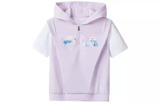 Детская футболка ФИЛА FILA, цвет Bright purple
