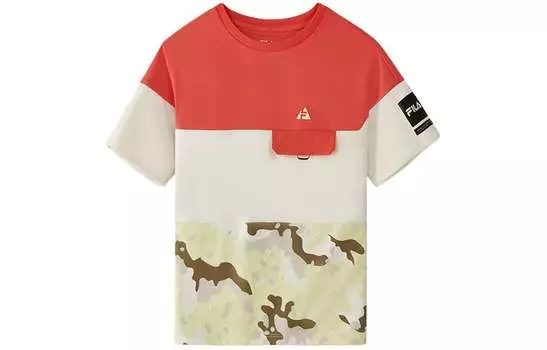 Детская футболка ФИЛА FILA, цвет Canna red