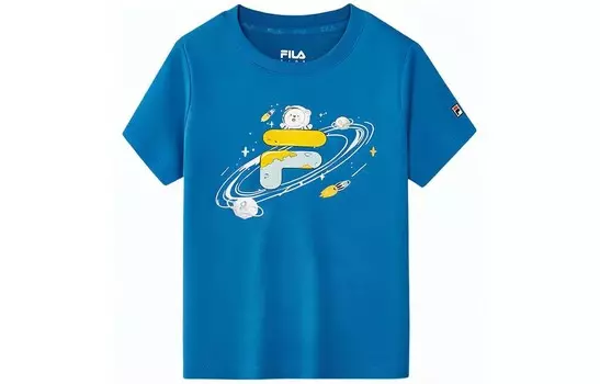 Детская футболка Fila Kids, цвет Sea blue