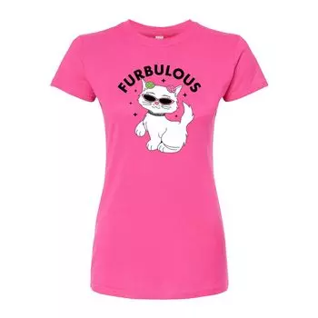 Детская футболка Furbulous Cat с рисунком кота Licensed Character, розовый