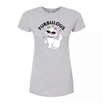 Детская футболка Furbulous Cat с рисунком кота Licensed Character, серый