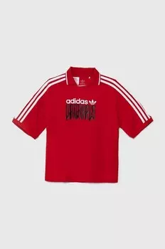 Детская футболка Футбольная Футболка adidas Originals, красный