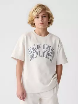 Детская футболка Gap, бежевый