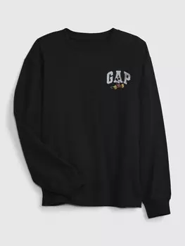 Детская футболка Gap, черный