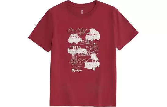 Детская футболка GAP, цвет Brown