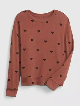 Детская футболка Gap, коричневый