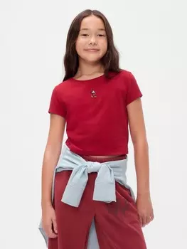 Детская футболка Gap, красный