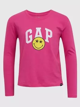 Детская футболка Gap, розовый