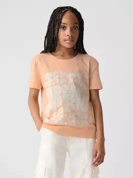 Детская футболка Gap, розовый