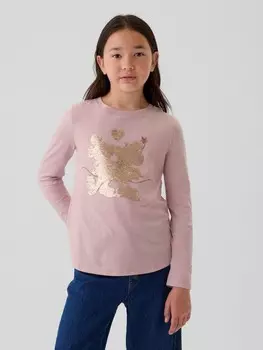Детская футболка Gap, розовый