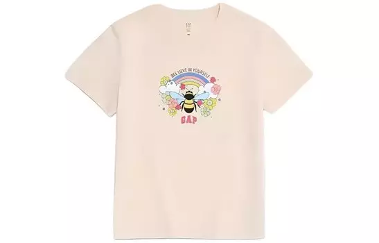 Детская футболка Gap, розовый