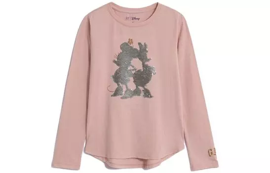 Детская футболка Gap, розовый
