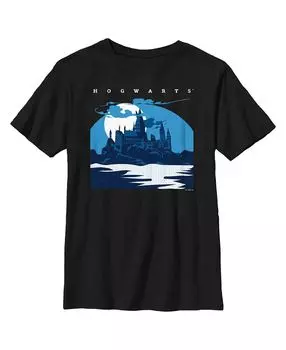 Детская футболка «Гарри Поттер Хогвартс ночью» для мальчика Warner Bros.