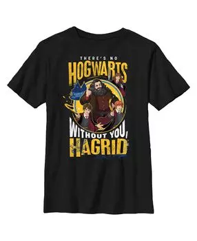 Детская футболка «Гарри Поттер — Нет Хогвартса без Хагрида» для мальчика Warner Bros.