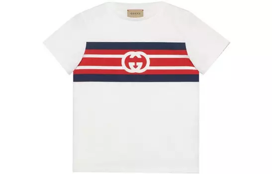 Детская футболка Gucci, белый