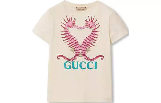 Детская футболка Gucci, белый