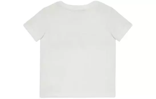 Футболка детская Gucci с принтом логотипа, бежевый