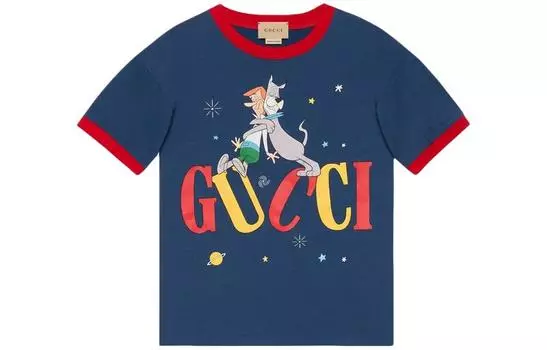 Детская футболка Gucci, синий