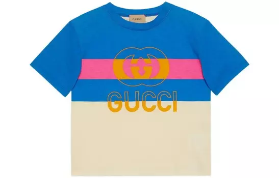 Детская футболка GUCCI, цвет Blue