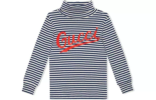 Футболка детская Gucci, синий / белый