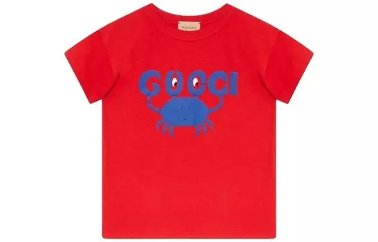 Детская футболка Gucci, красный