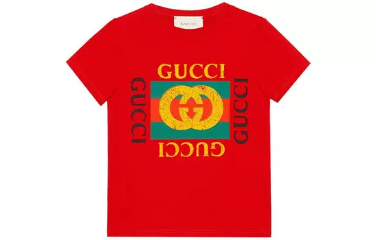Детская футболка Gucci, красный