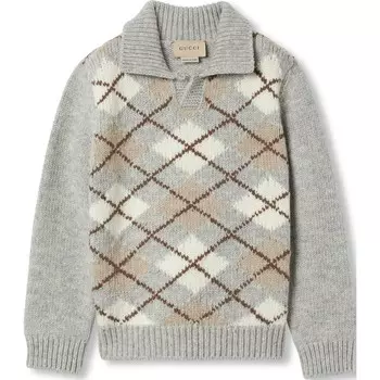 Детская футболка Gucci, серый